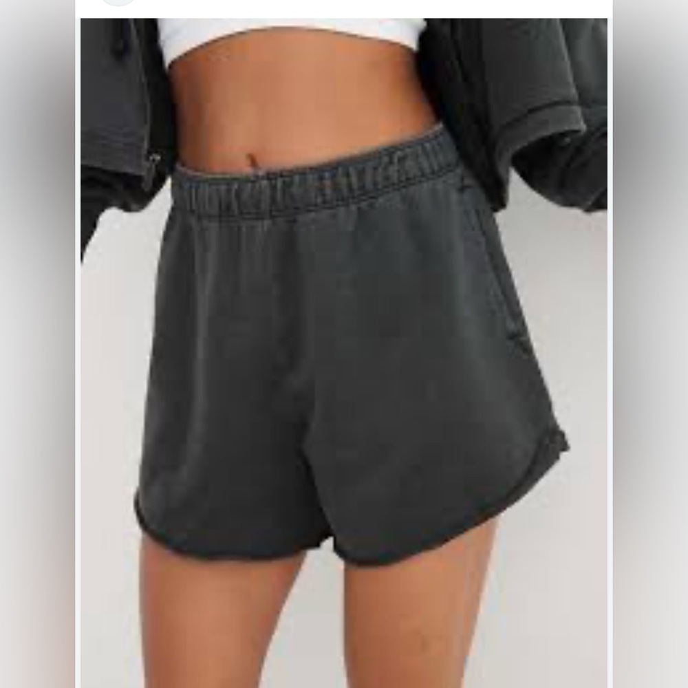 Aerie Women's Gray Casual Jogger Shorts.   Size-Small